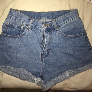 High Waisted Jean Shorts